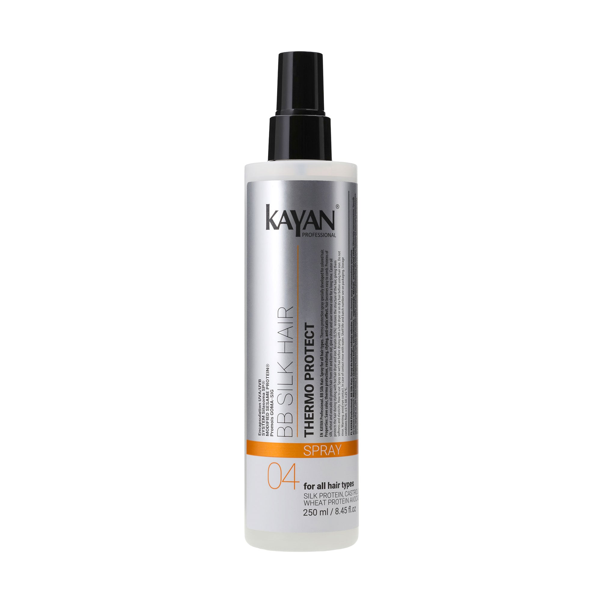 Спрей Kayan Professional BB Silk Hair Spray для фарбованого волосся, 250 мл